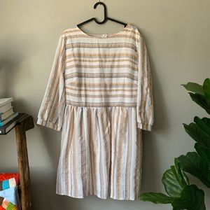 Striped summer dress box cut